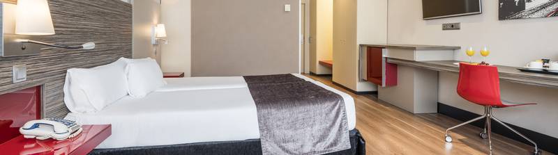 Habitación individual corporate Hotel ILUNION Barcelona